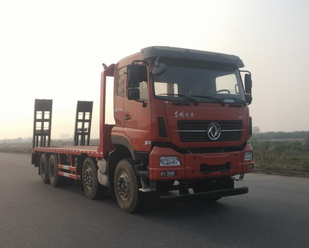 東風(fēng)天龍前四后八挖機(jī)平板車